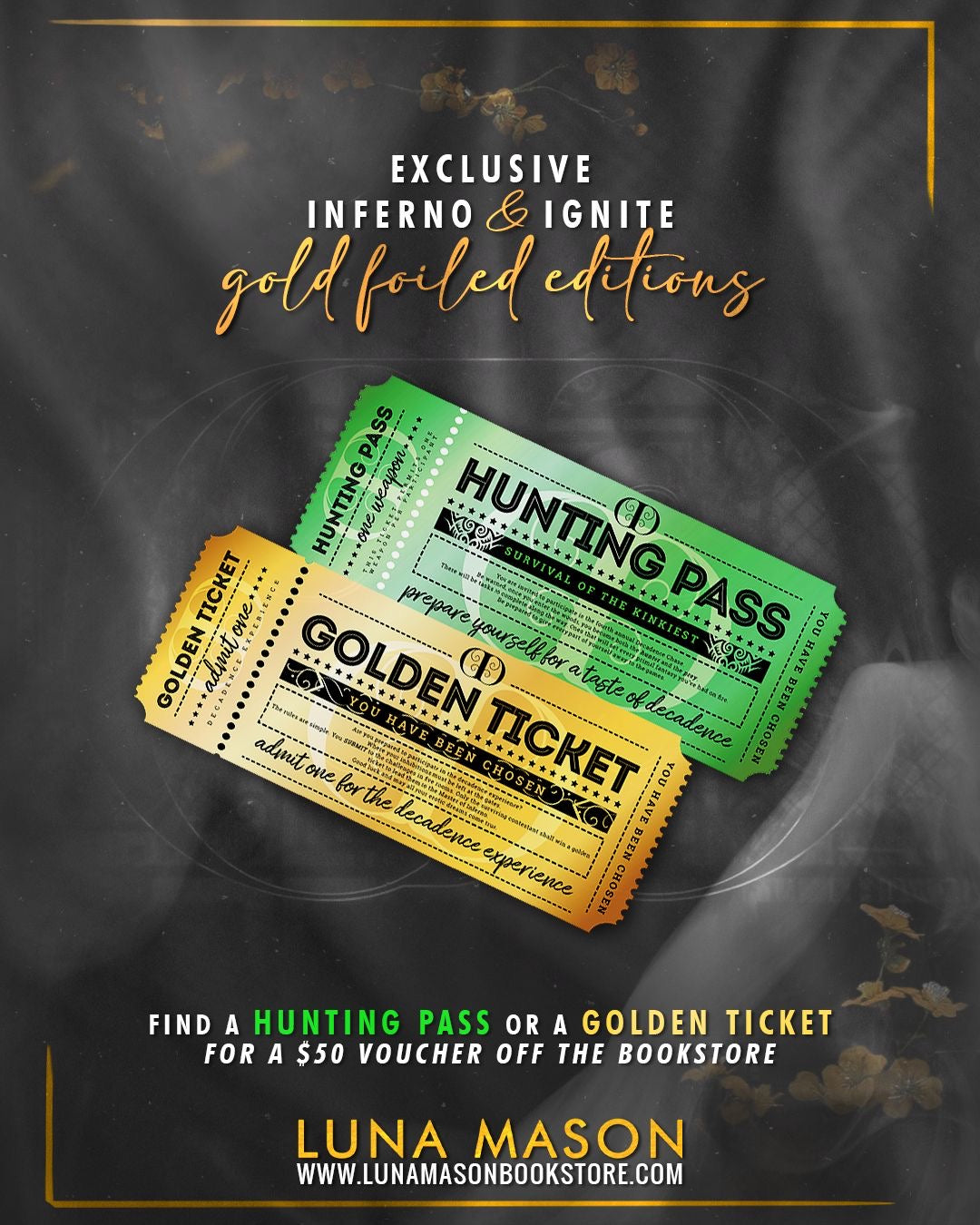 INFERNO & IGNITE FOILED RELEASE EXCLUSIVE BUNDLE + SWAG