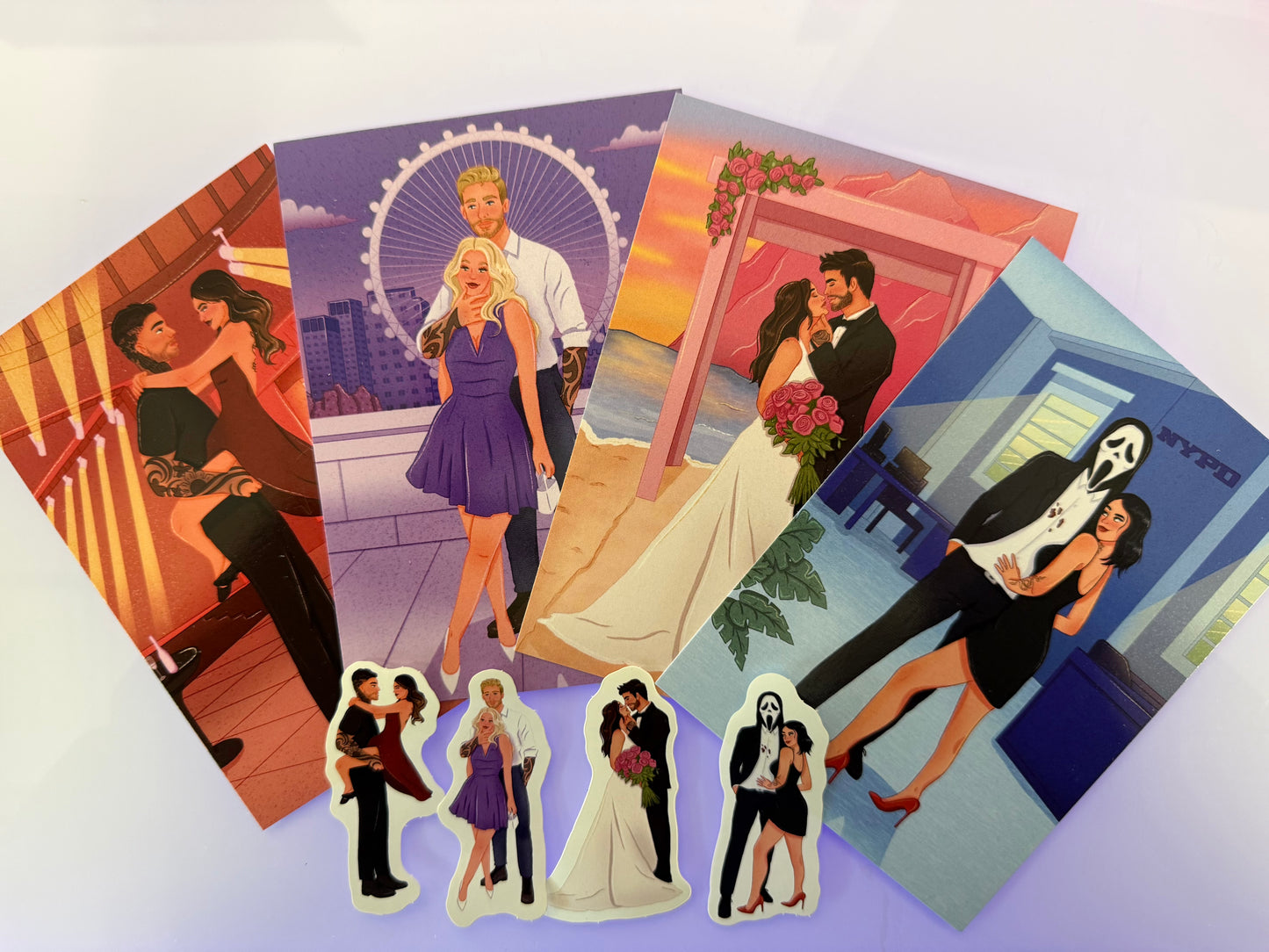 BENEATH THE MASK - Cartoon Art&Sticker Bundle
