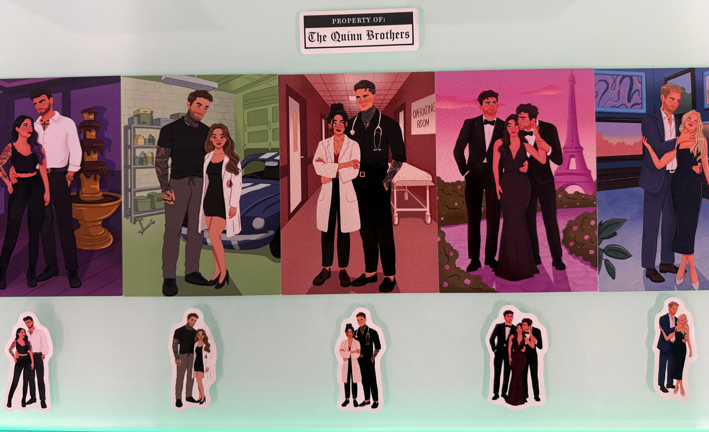 BENEATH THE BLAZE - Cartoon Art&Sticker Bundle