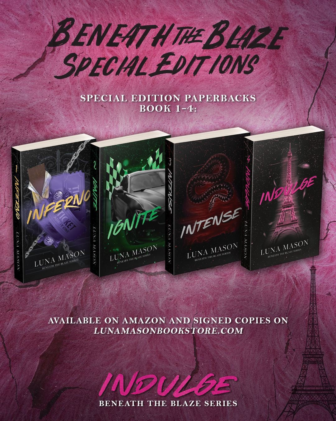 BENEATH THE BLAZE - Special Edition Book Bundle