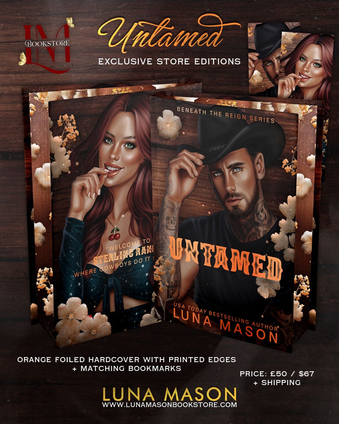 Untamed - ORANGE FOILED HARDBACK