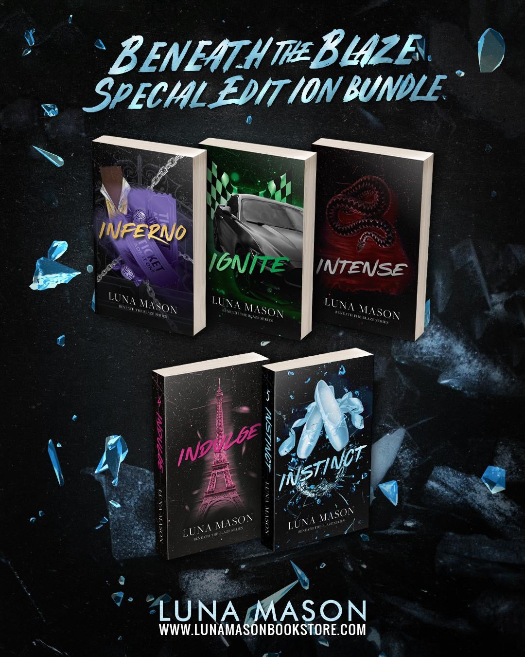 BENEATH THE BLAZE - Special Edition Book Bundle