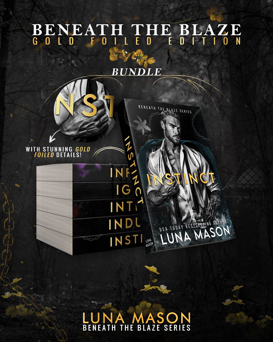 Beneath the Blaze - Full Five Book Bundle GOLD FOILED EDITION