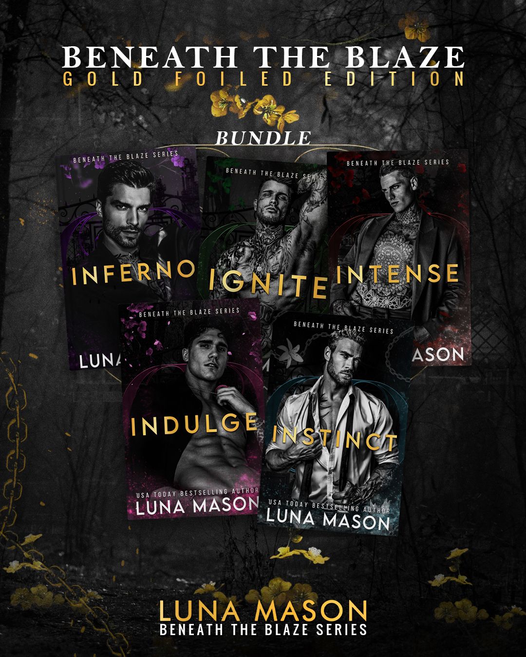 Beneath the Blaze - Full Five Book Bundle GOLD FOILED EDITION